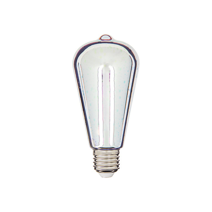 Ampoule 3D filament LED E27 100lm RVB