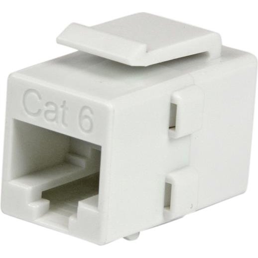 StarTech.com Coupleur RJ45 de type Keystone Jack Cat 6 F/F - Blanc