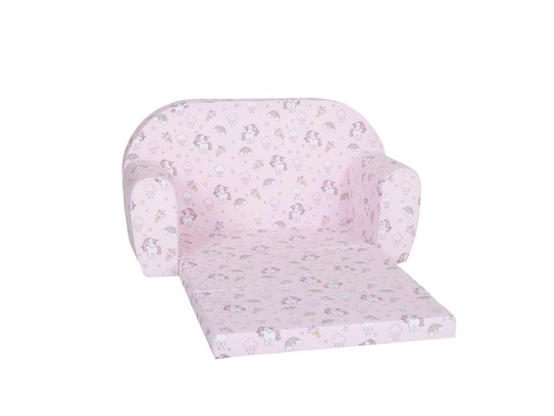 Knorrtoys Kindersofa Rainbow Unicorn Bequemes Kindersofa