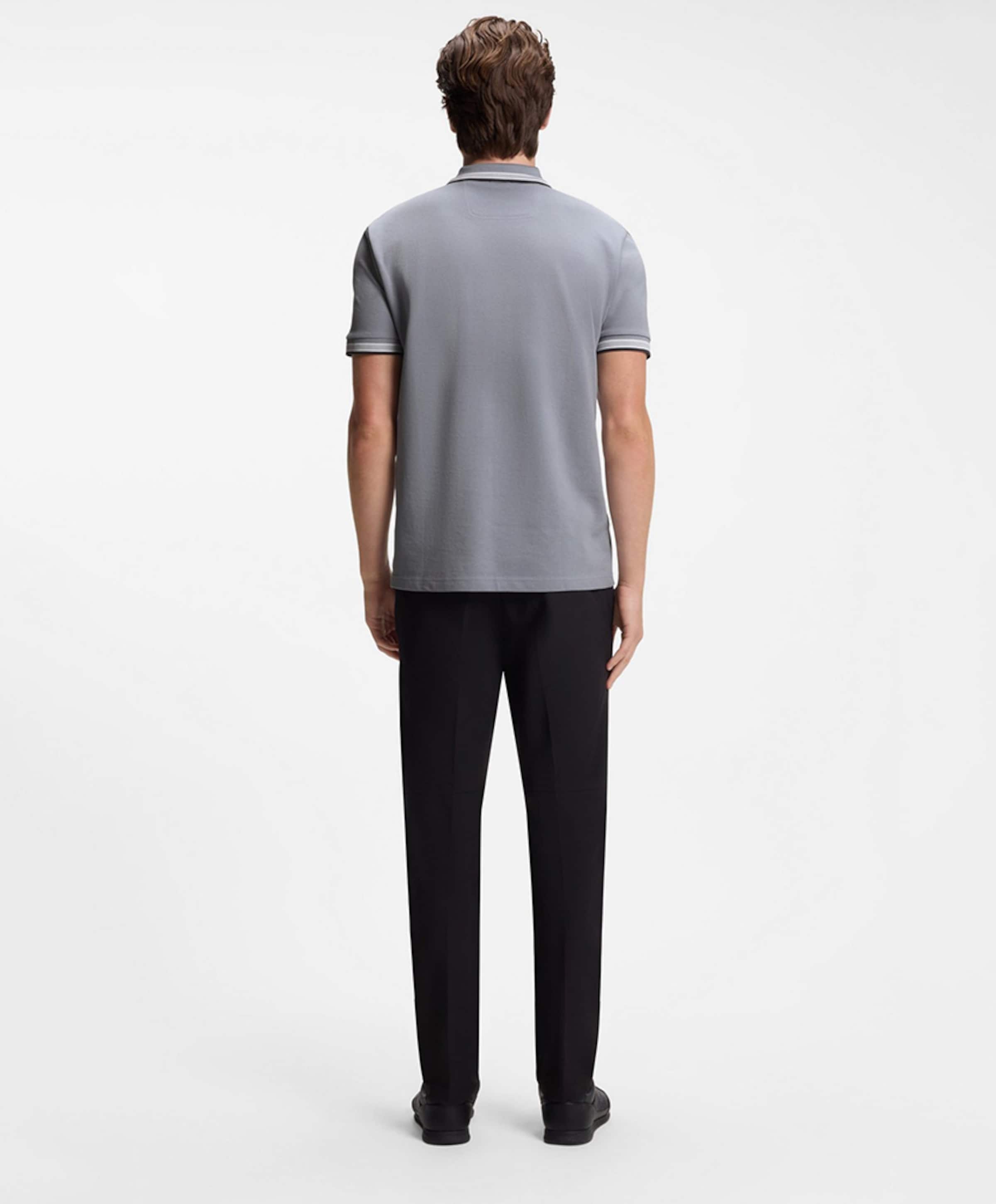 Boss Athleisure Heren polo grijs