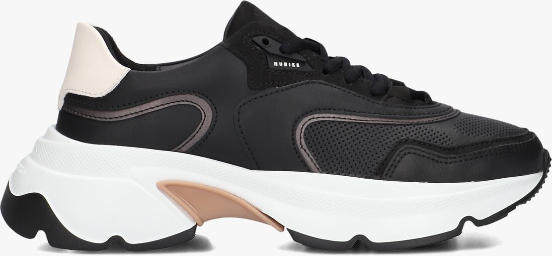 zwarte nubikk lage sneakers ross noa