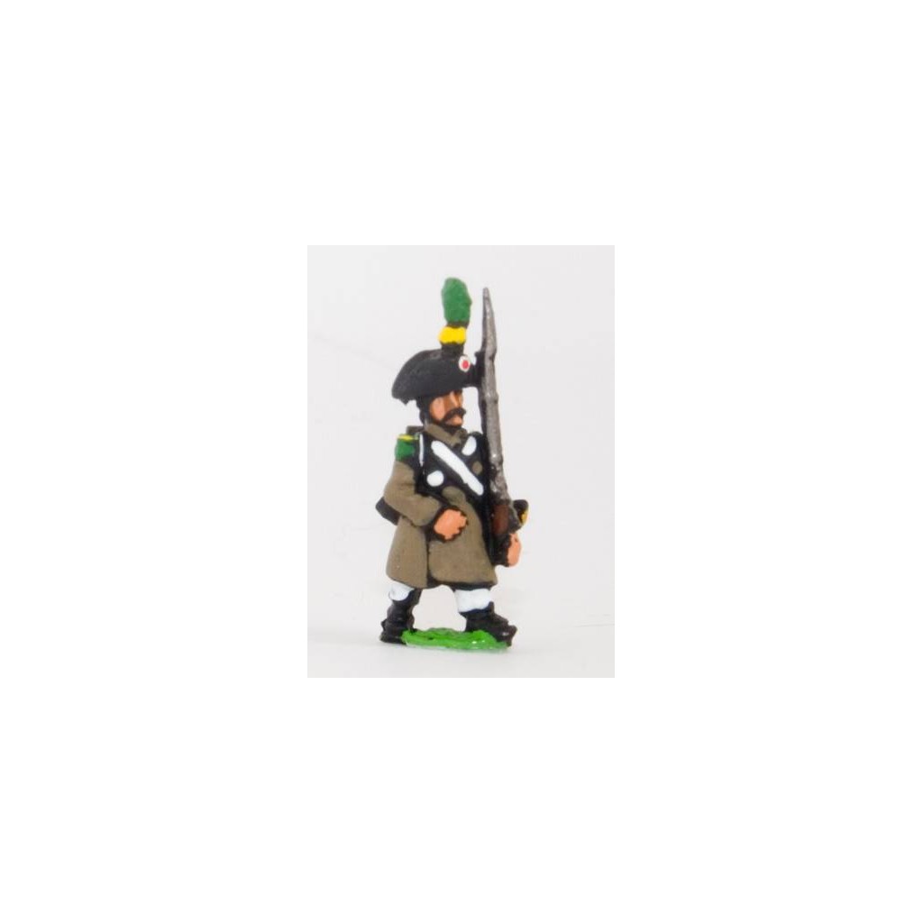 French: Line Infantry 1806-1812: Voltigeur in Greatcoat & Bicorne