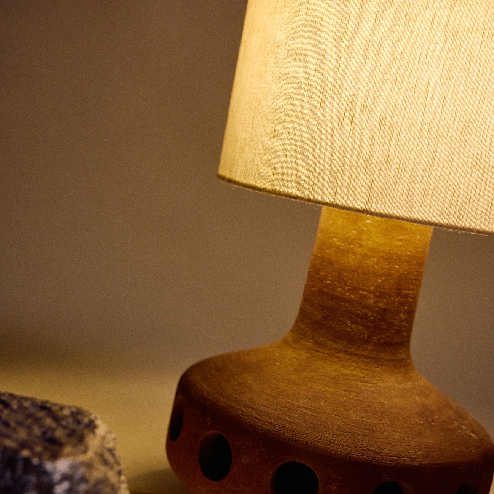 HKliving Ceramic Tafellamp - Ochre