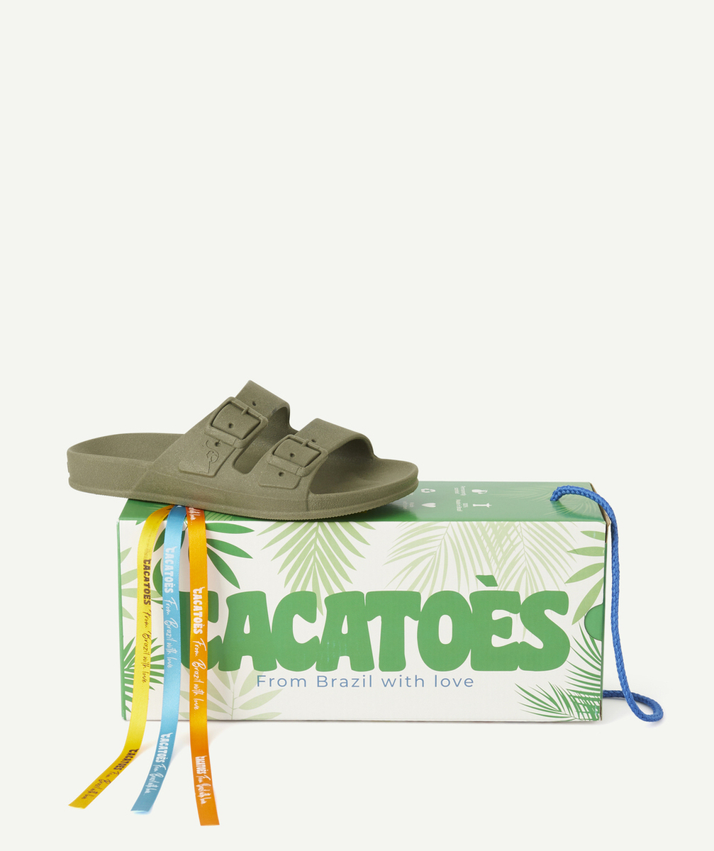 CACATOESSANDALES KAKI PARFUMÉES