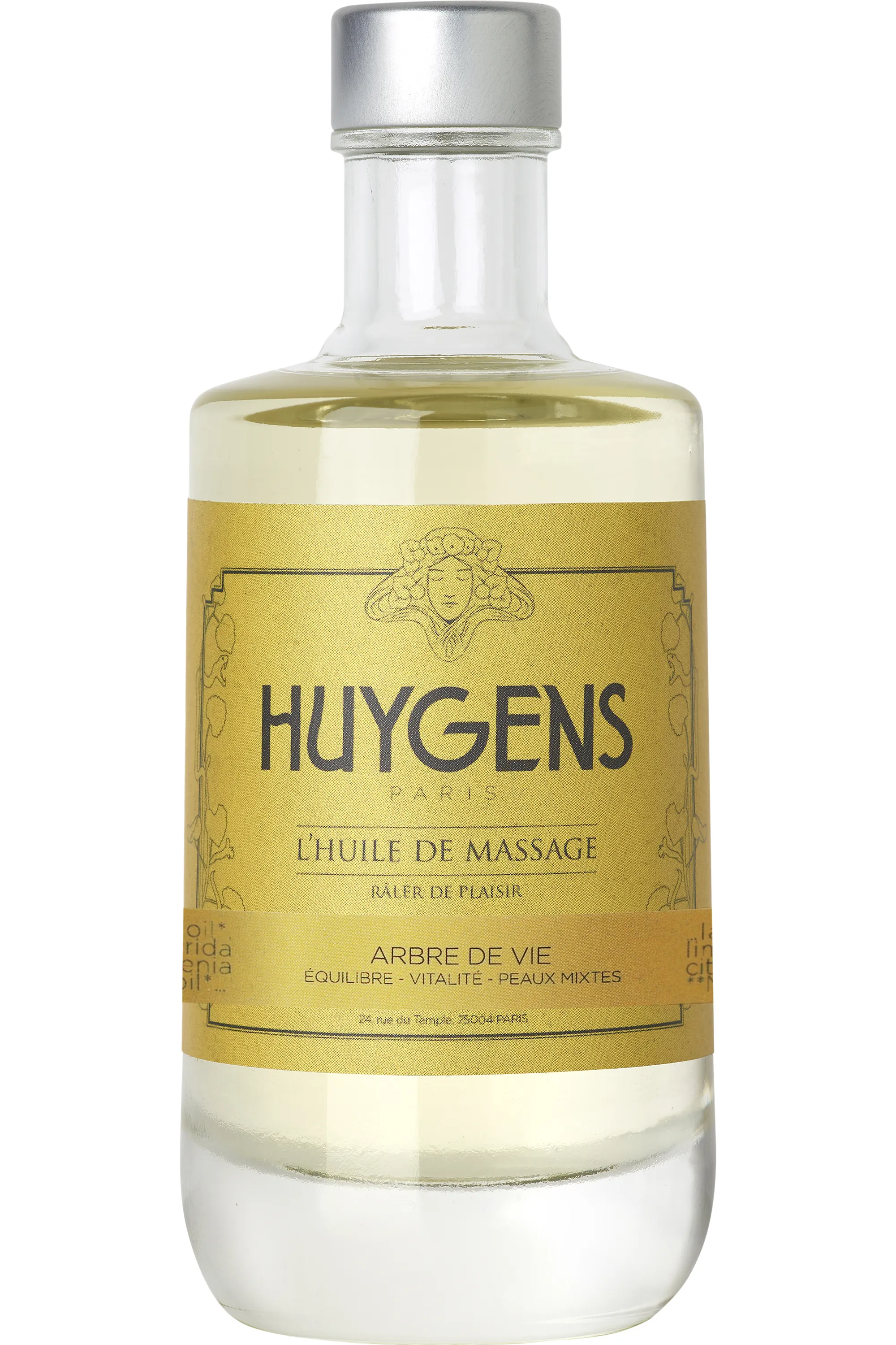 Huygens Huile de massage « Relaxation » bio Arbre de Vie-100 ml