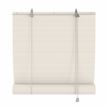KARWEI bamboe roll-up lichtdoorlatend wit (kleurnr. 1025) 90x180 cm (bxh)