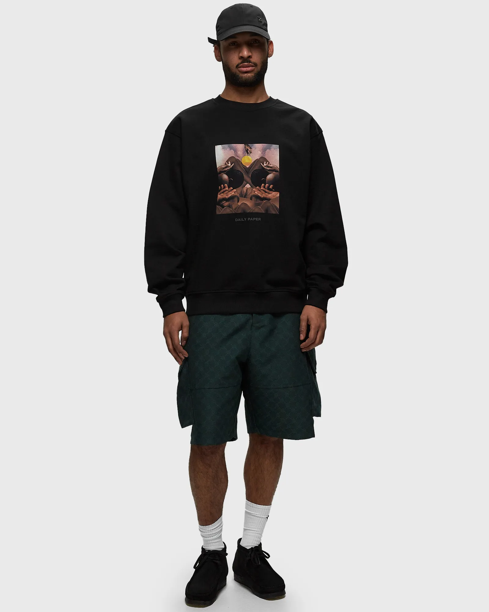 Daily Paper landscape oversized sweater