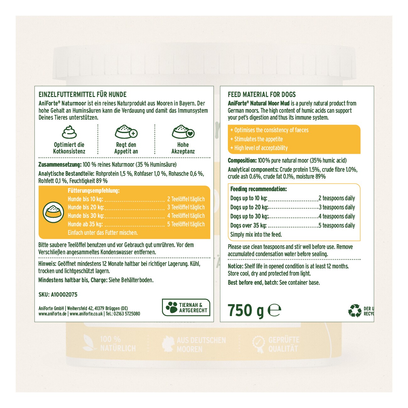 AniForte Heilmoor 750 g