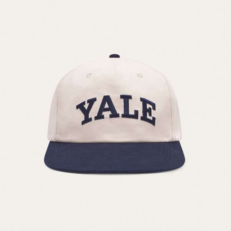 Les Deux x Yale Yale Logo Soft Snapback Cap Beige