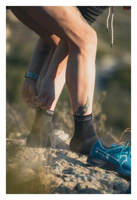 Chaussettes Raidlight x Le Slip Français Marathon Noir