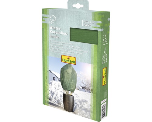 Winterroos fleecehoes FloraSelf 1x0,75 m 30g/m² 3 st. groen