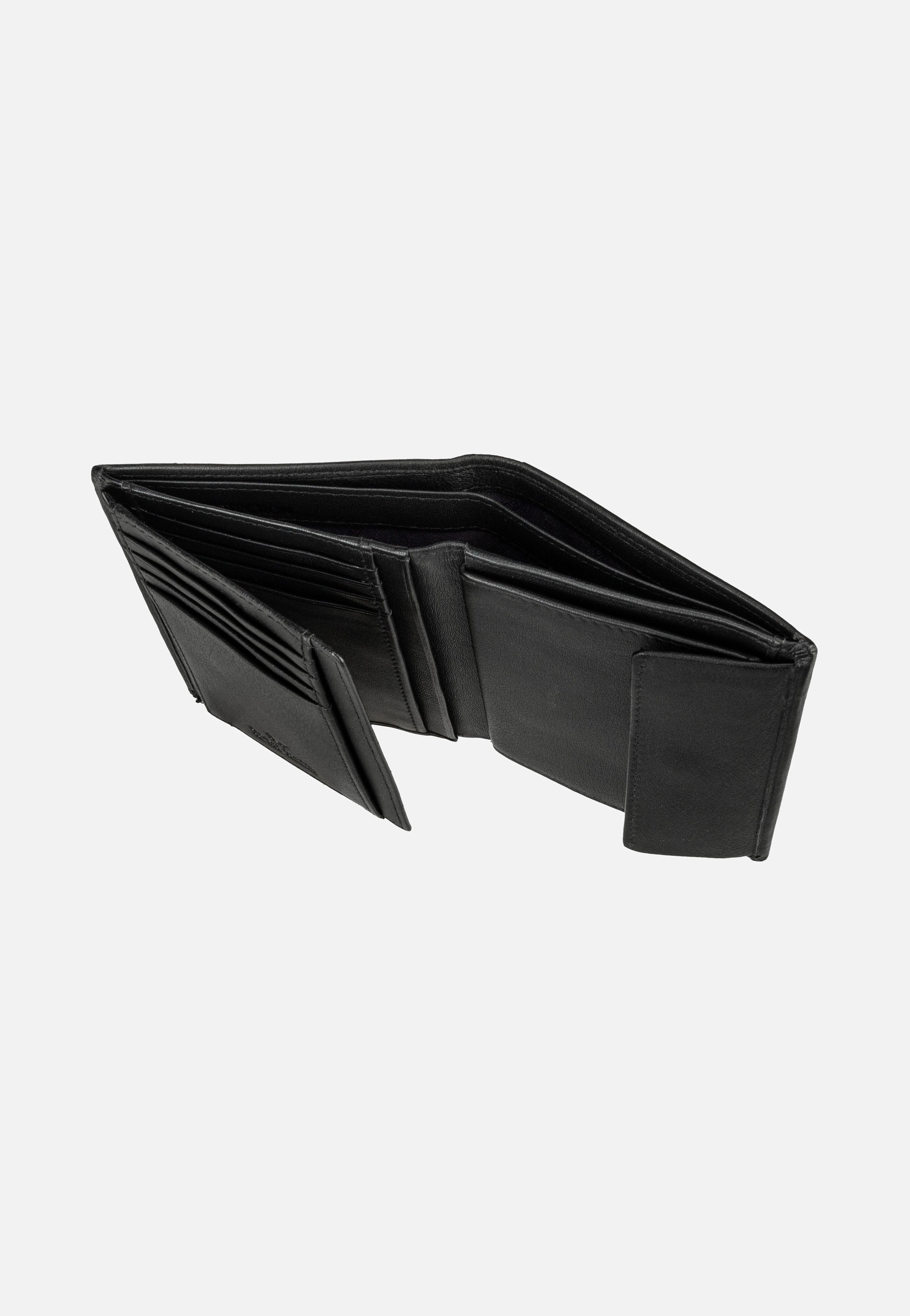 Hannes H North Coin Wallet 8Cs Schwarz - Portemonnaie