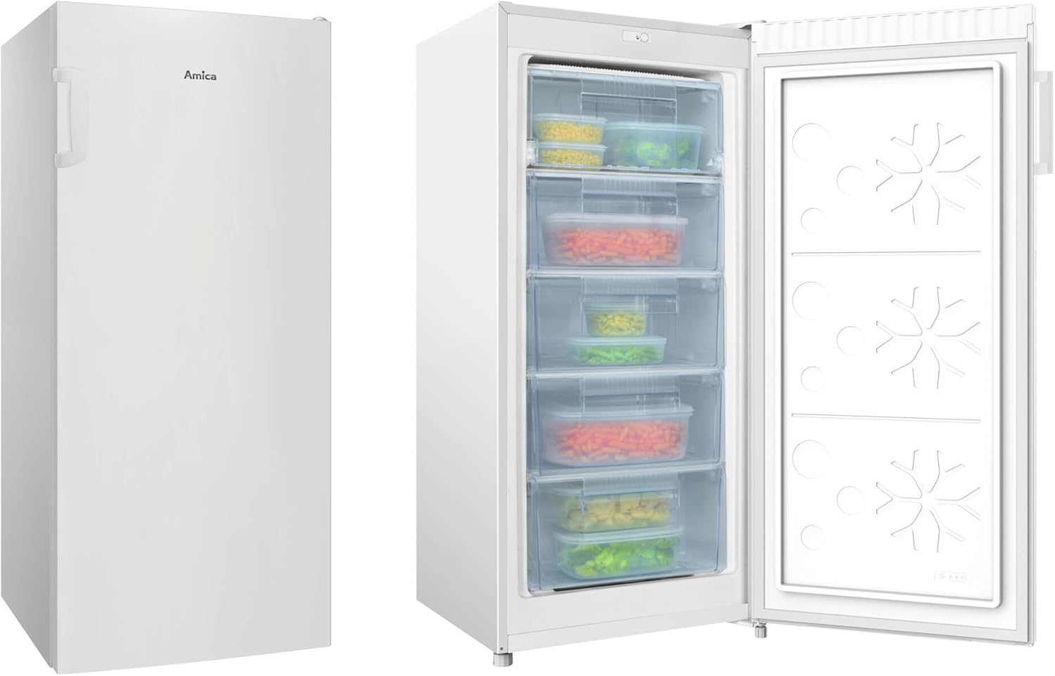 Amica Gefrierschrank GS 321 110 W / 145 l/EEK E/FrostControl