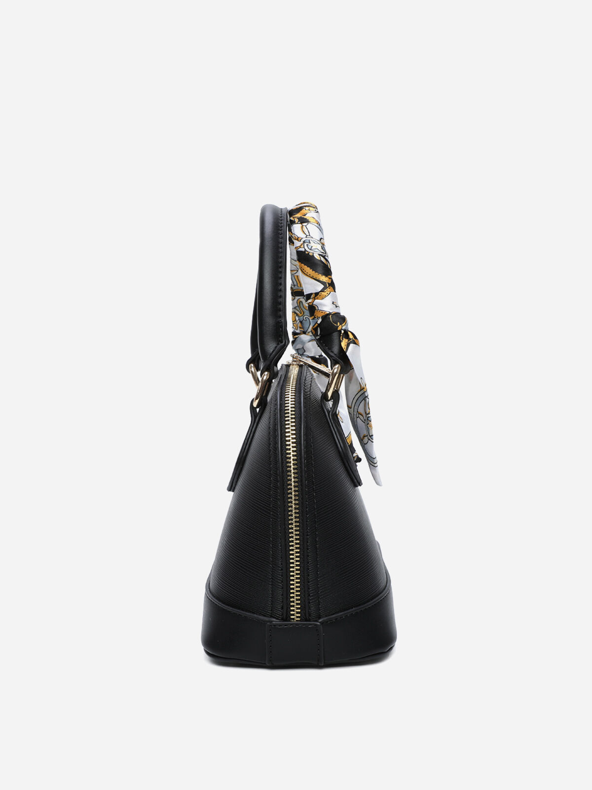 Petit sac à main avec ruban- Noir