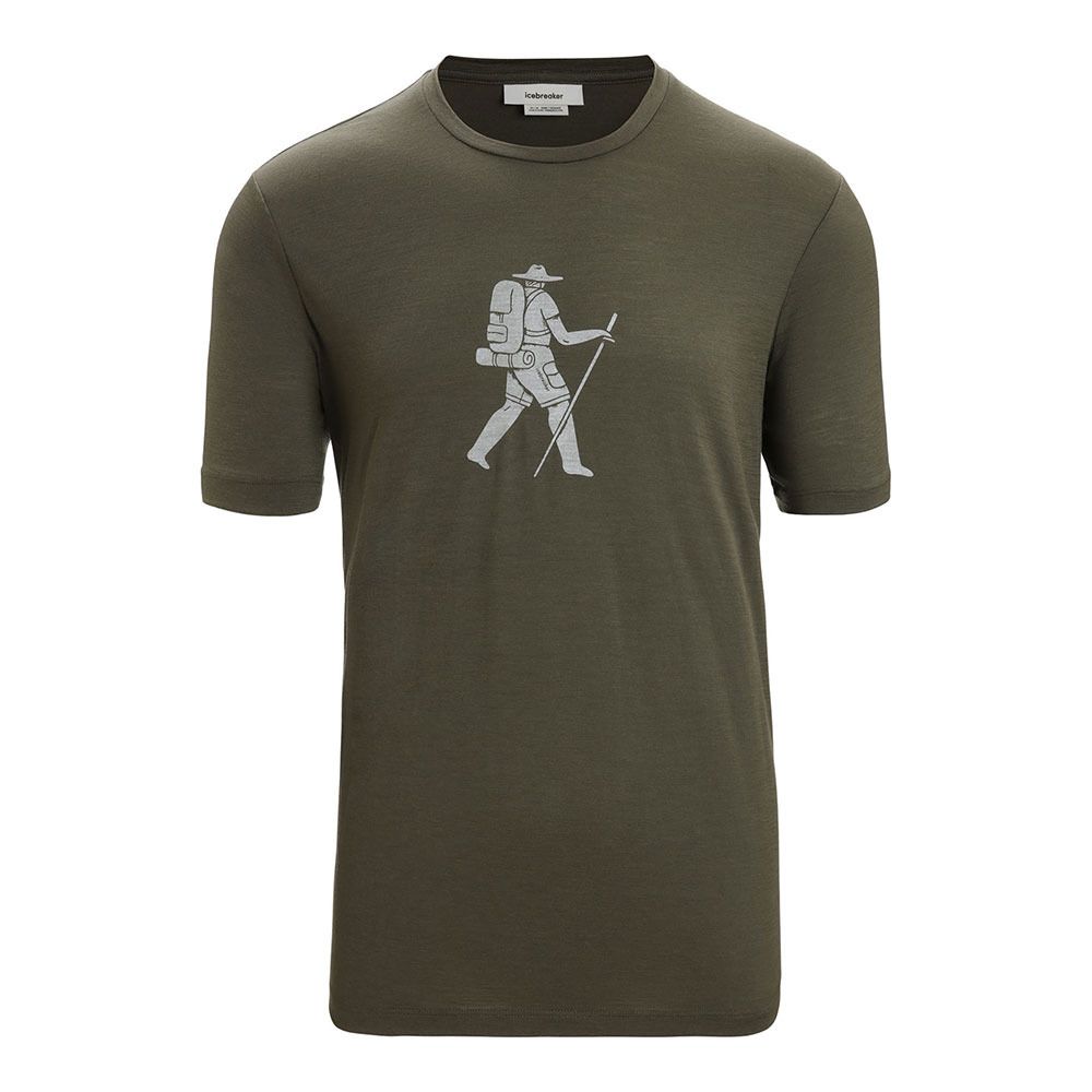 Icebreaker TECH LITE II - Tee-shirt Homme loden