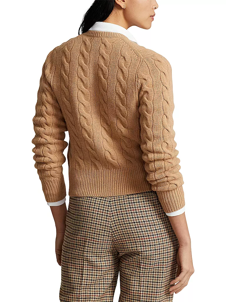 POLO RALPH LAUREN Cardigan Slim Fit camel
