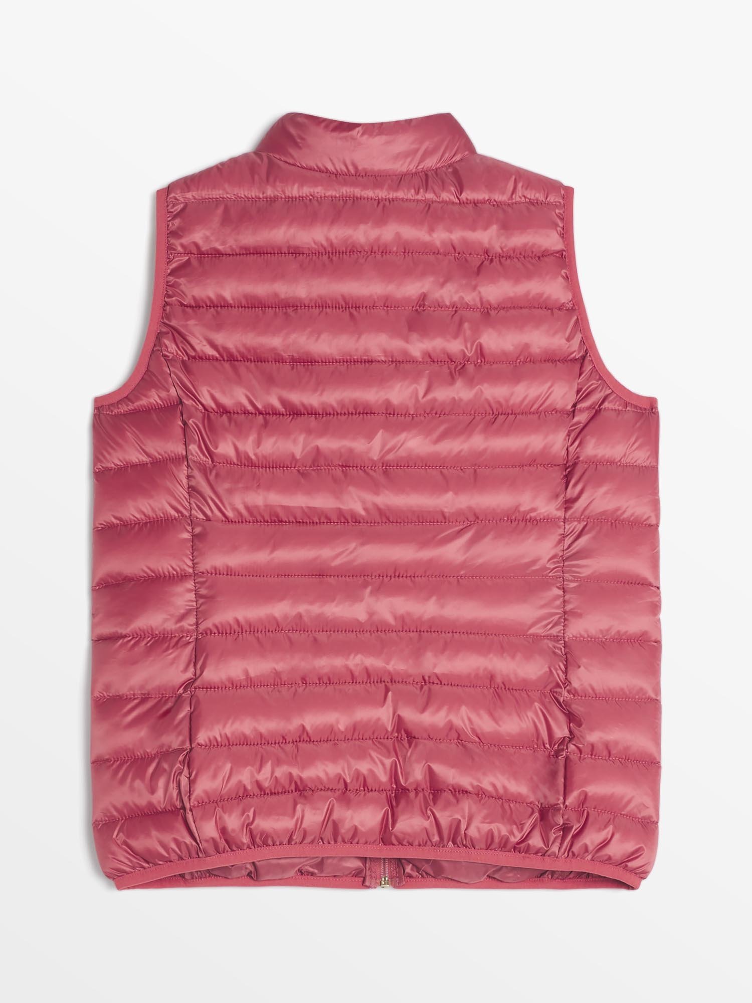 Doudoune Femme Sans Manches Rose