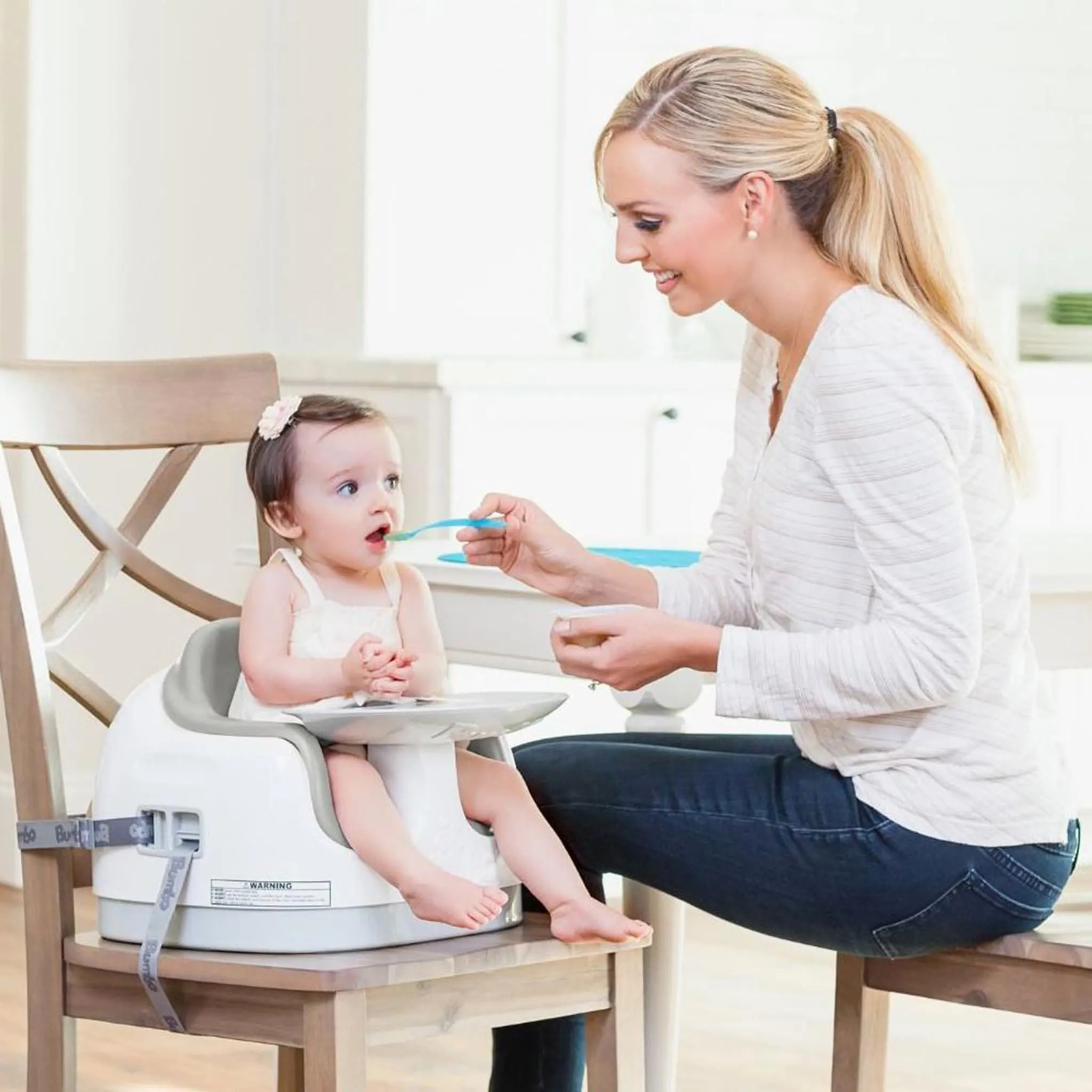 Bumbo Siège de Table Portatif Rehausseur Multi Bumbo - Cool Grey