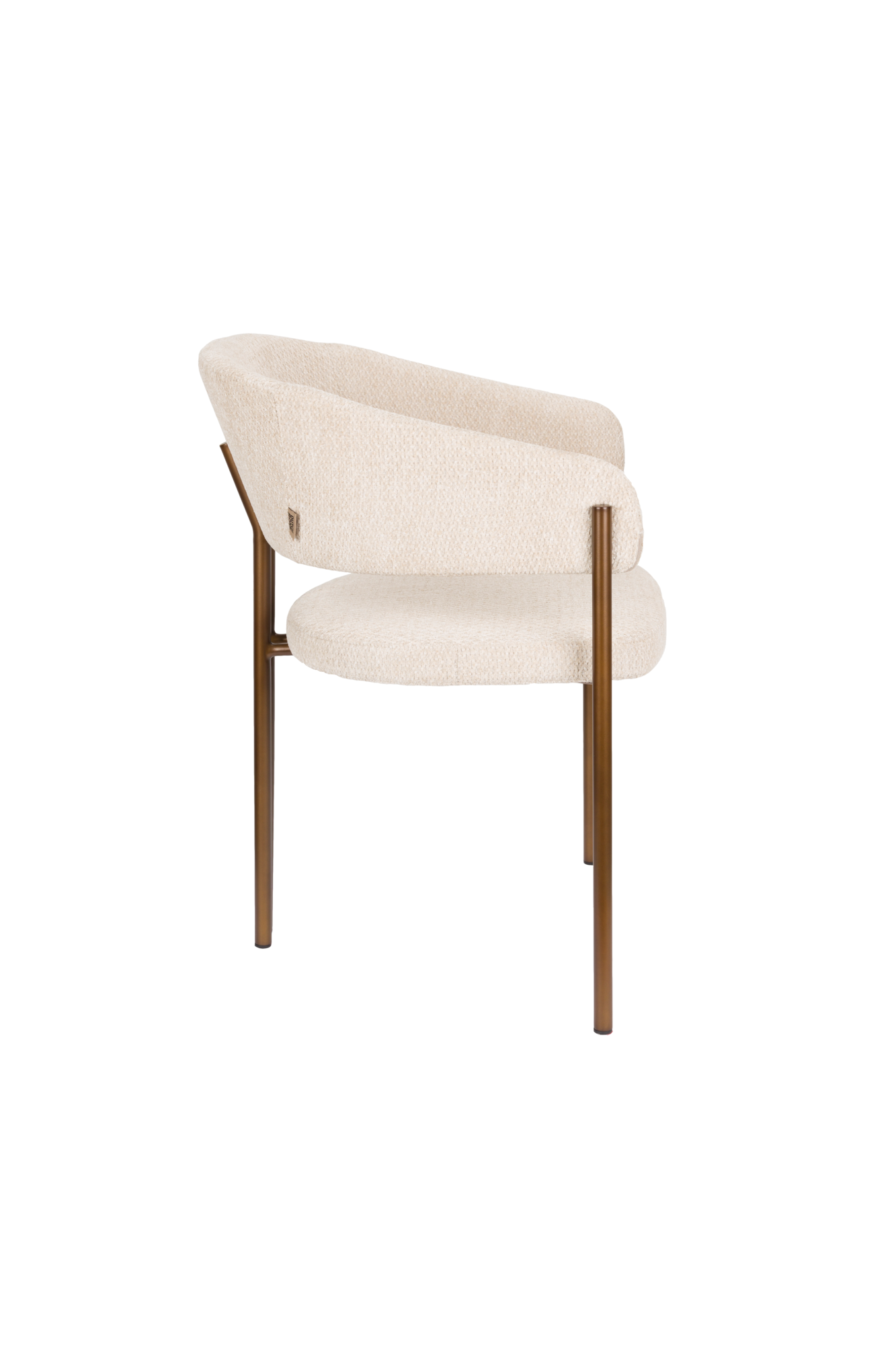 Eetkamerstoel Naida beige set van 2