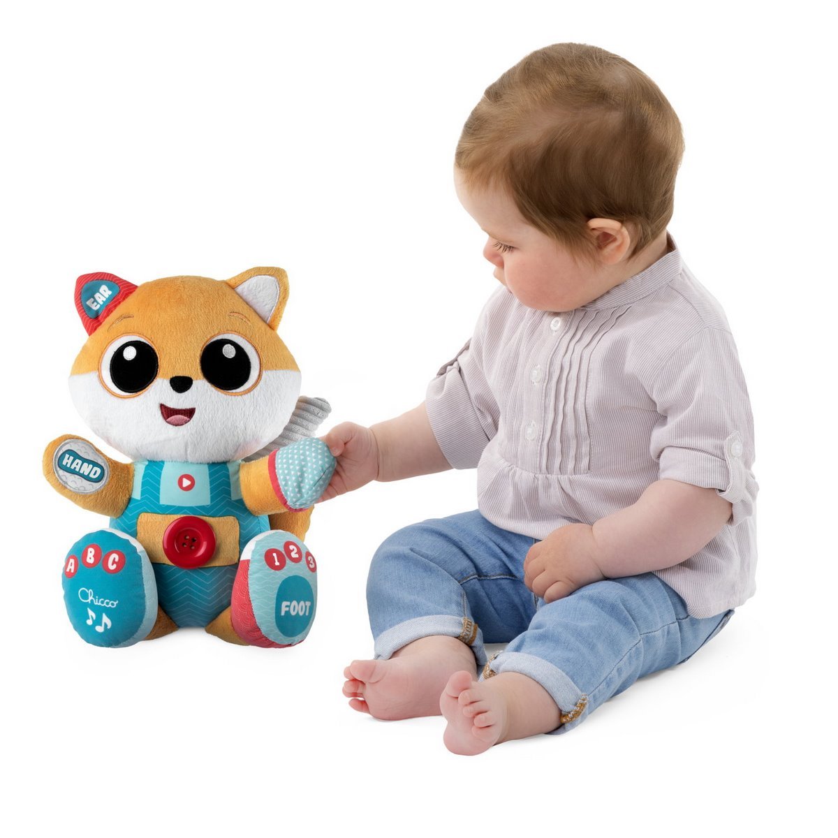 Peluche interactive renard bilingue Foxy