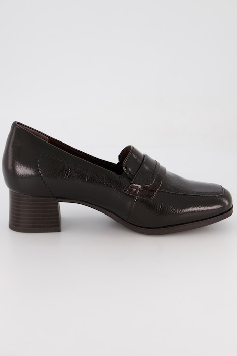 Leder-Pumps, Jana Shoes, Zierspange, Weite H