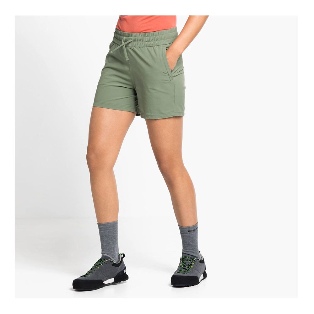 Odlo HALDEN - Short Femme matte green