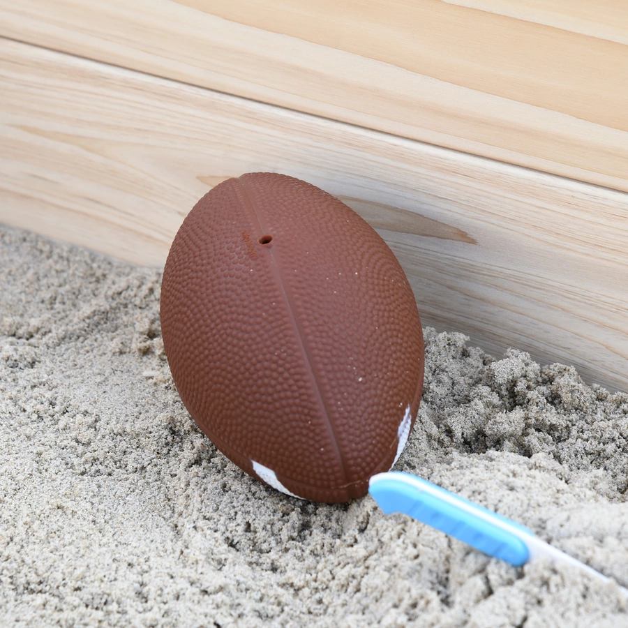 Outsunny Sandkiste mit verstellbarem Dach naur, blau