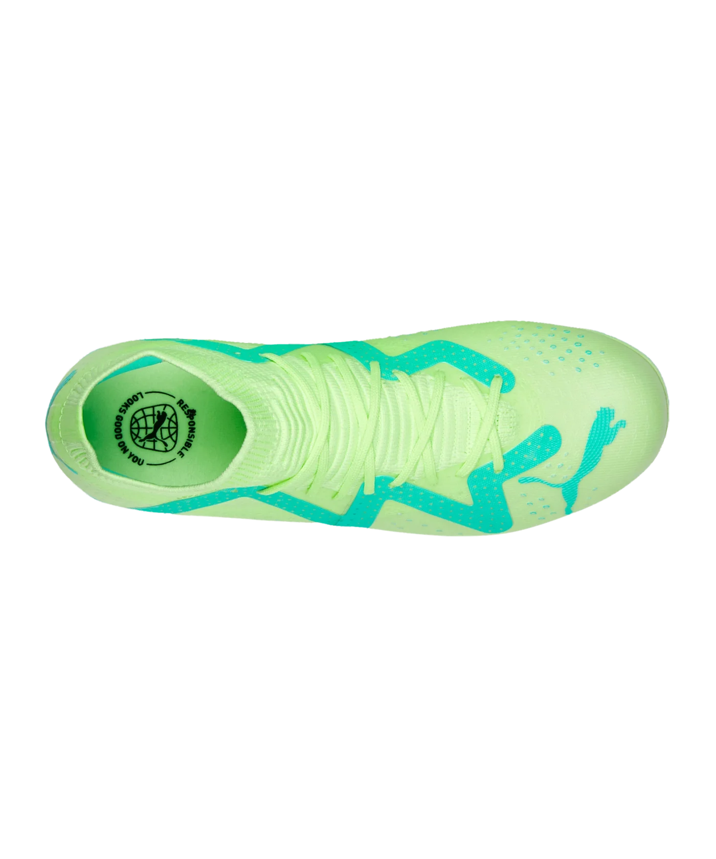 PUMA FUTURE Match FG/AG Pursuit Jr Kids Gelb Grün Türkis F03