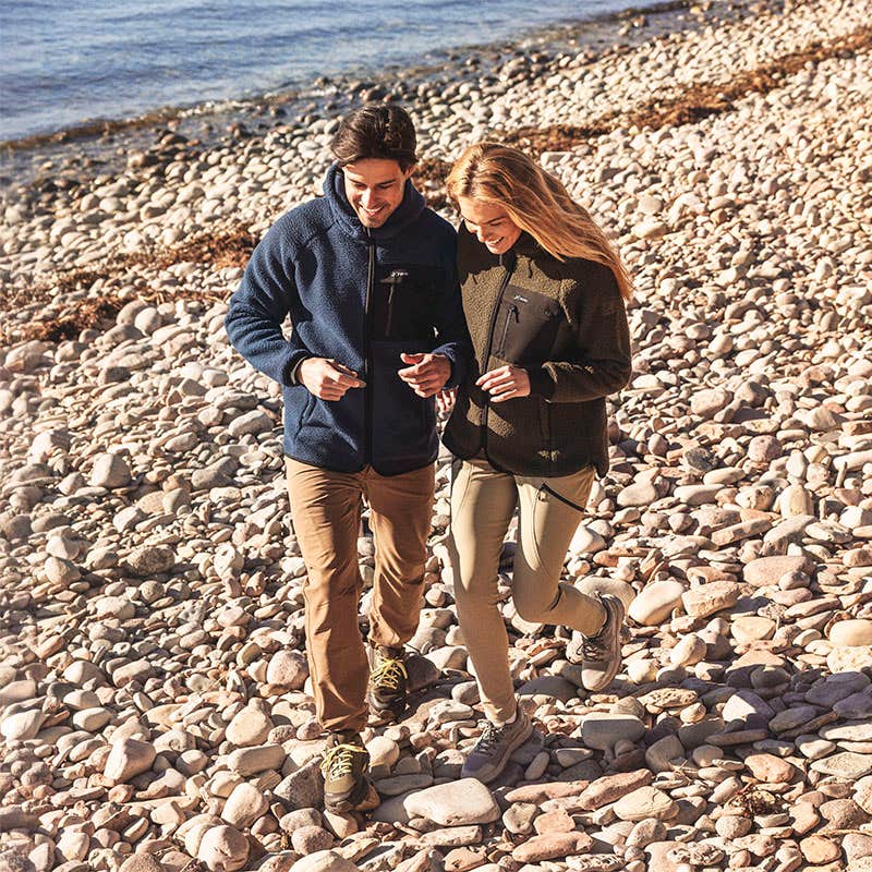 Sherpa Hoodie Herre Moonlit Ocean