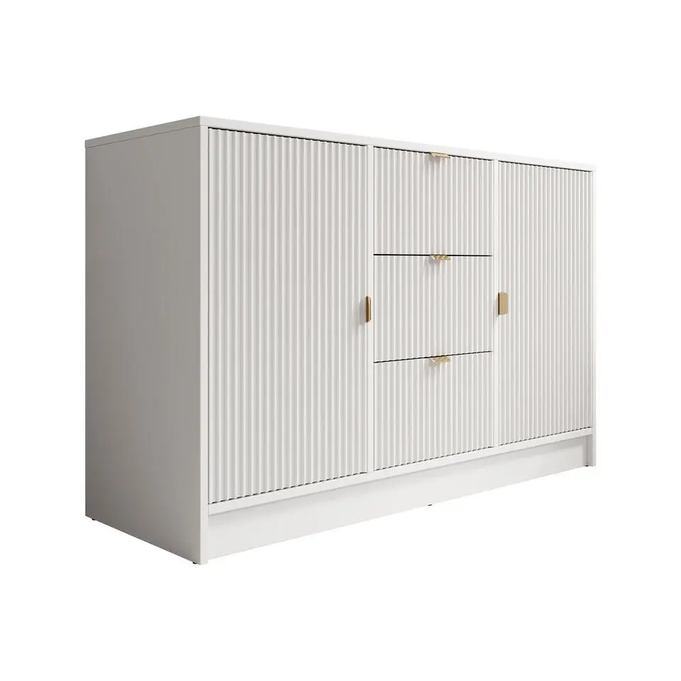 Meubella - Dressoir Tavares - Wit - 118 cm