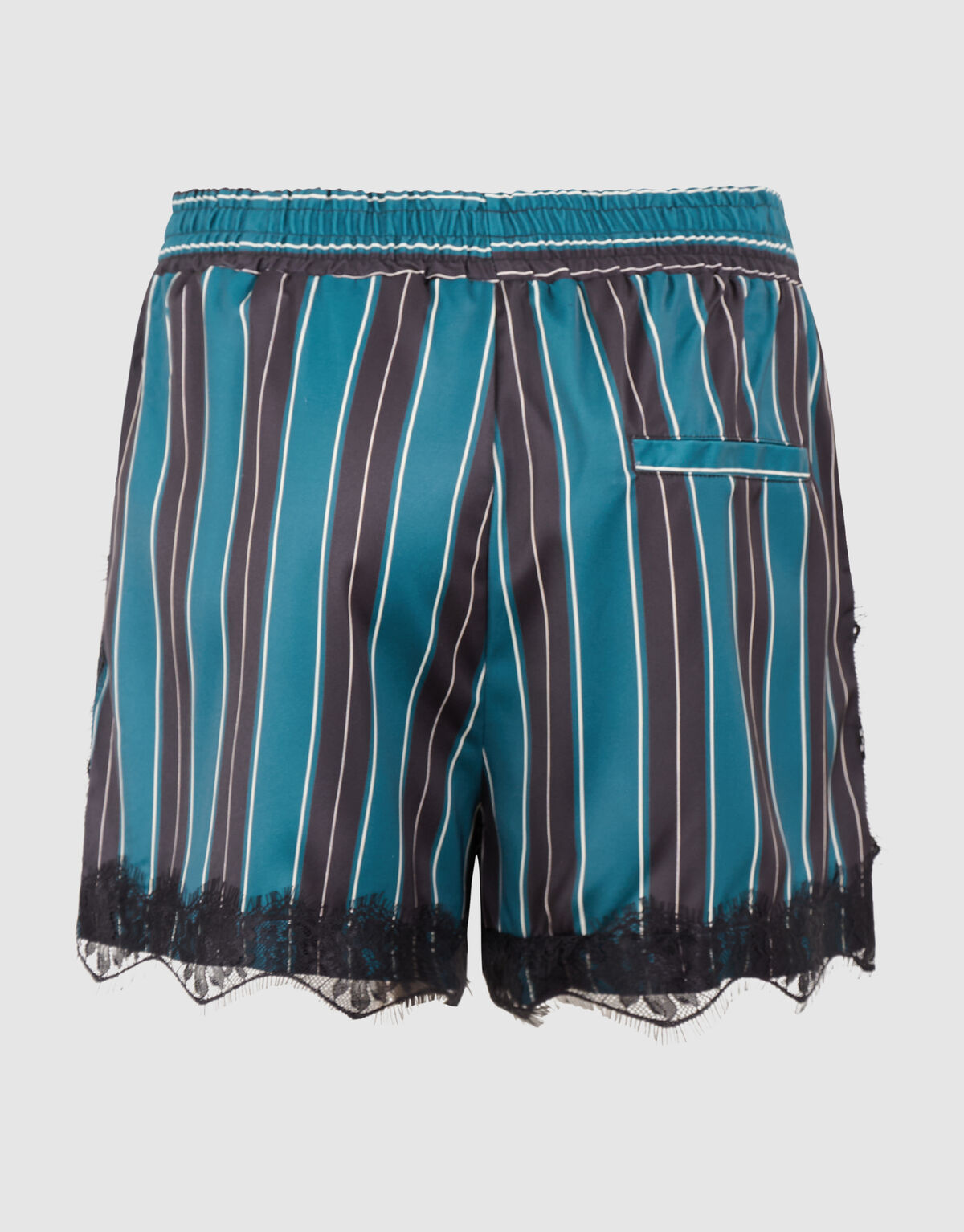 Kanten Stripe Short Petrol