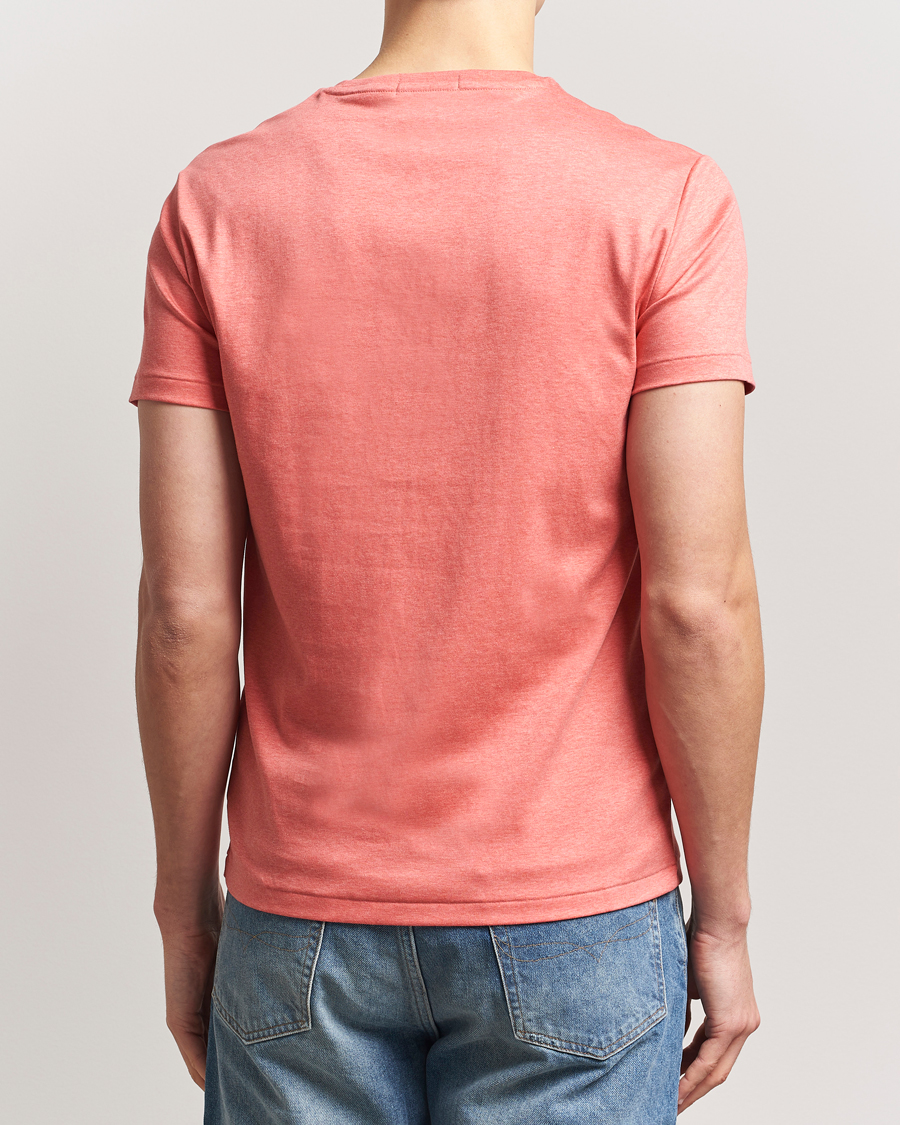 Polo Ralph Lauren Luxury Pima Cotton Crew Neck T-Shirt Rose Heather