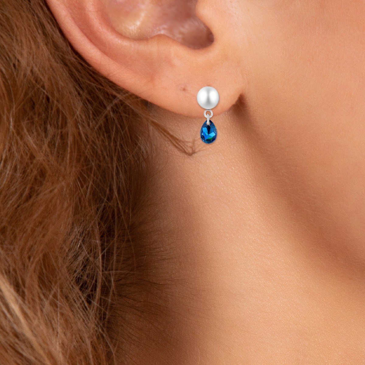 Boucles d'oreilles SC Crystal ornées de Cristaux scintillants