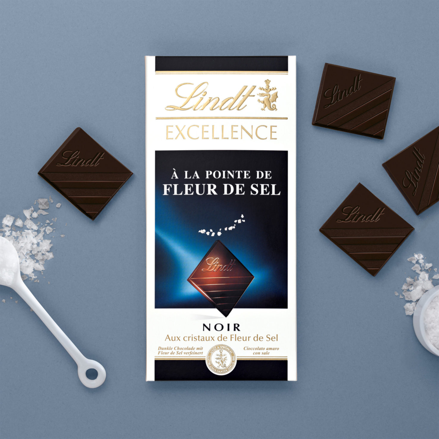 Lindt Excellence Dunkel Fleur de Sel Tafelschokolade