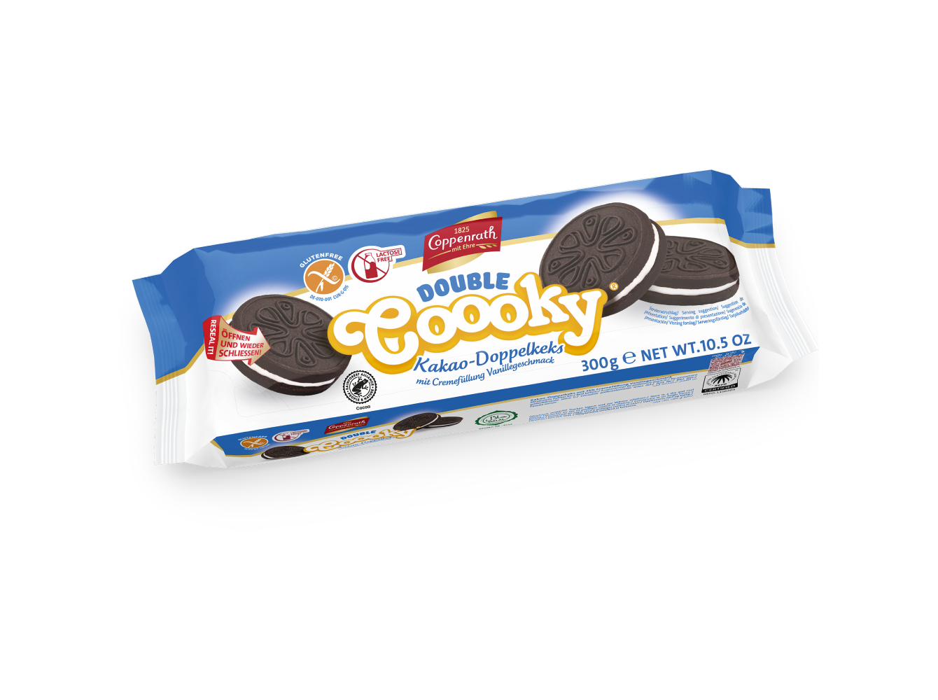 BOLACHAS RECHEADA 77 SEM GLUTEN E SEM LACTOSE 300G