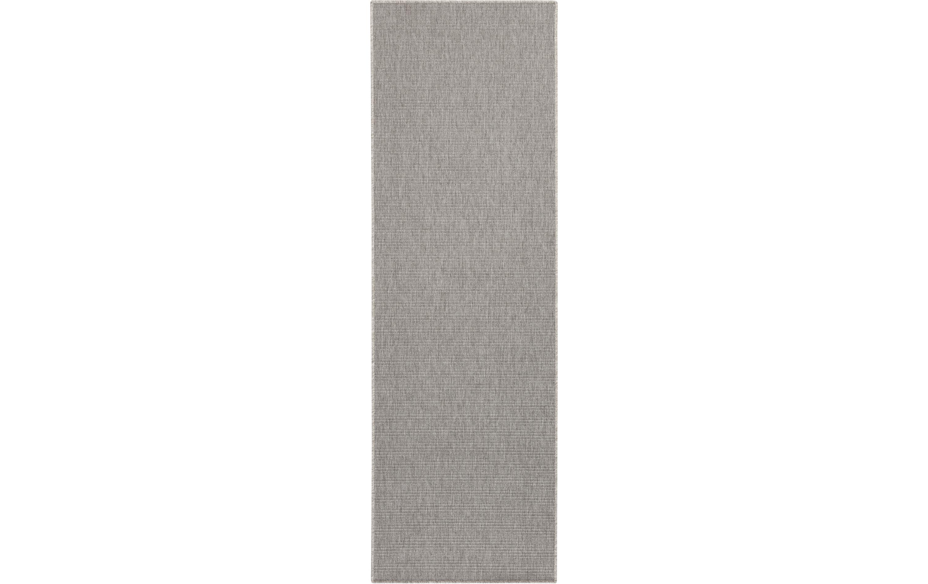 Teppich Sisal 80 cm x 150 cm, SilberIn- & Outdoor Teppichläufer