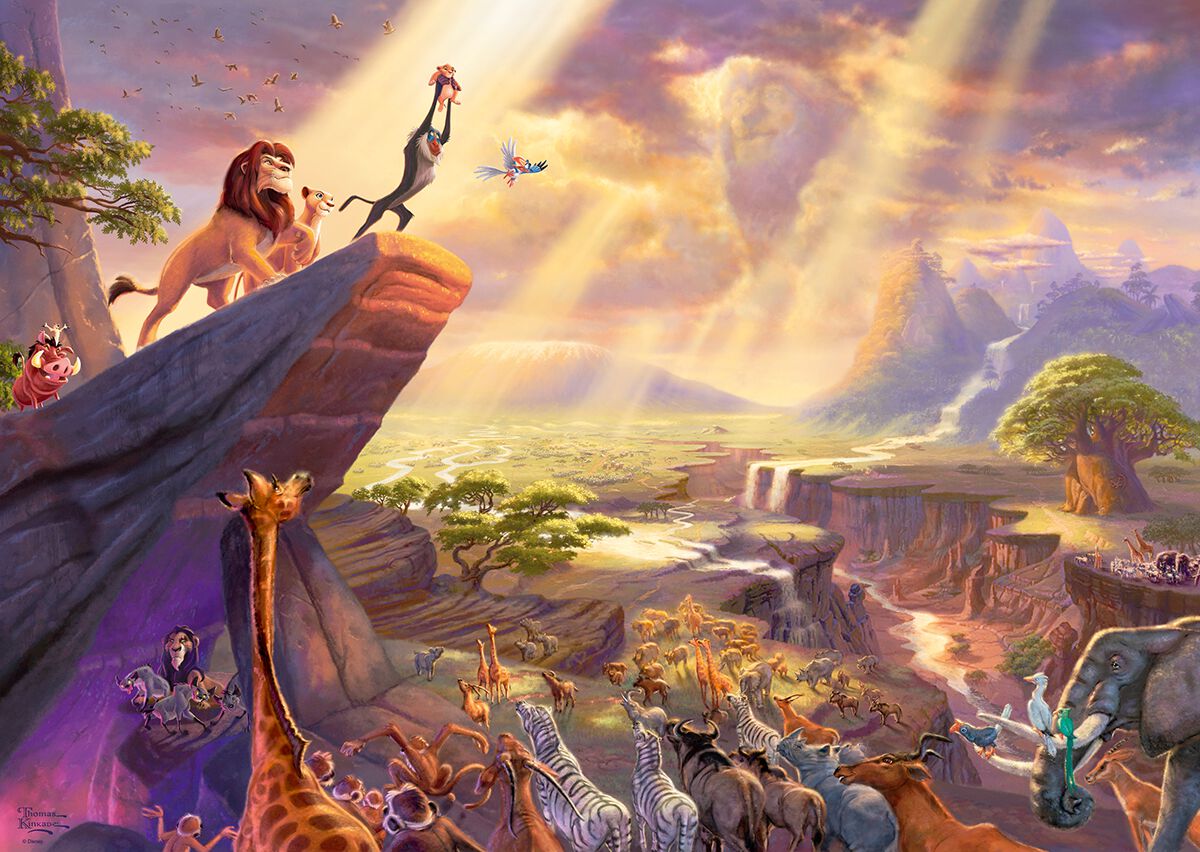 Thomas Kinkade Studios - Disney Dreams Collection | Le Roi Lion Puzzle
