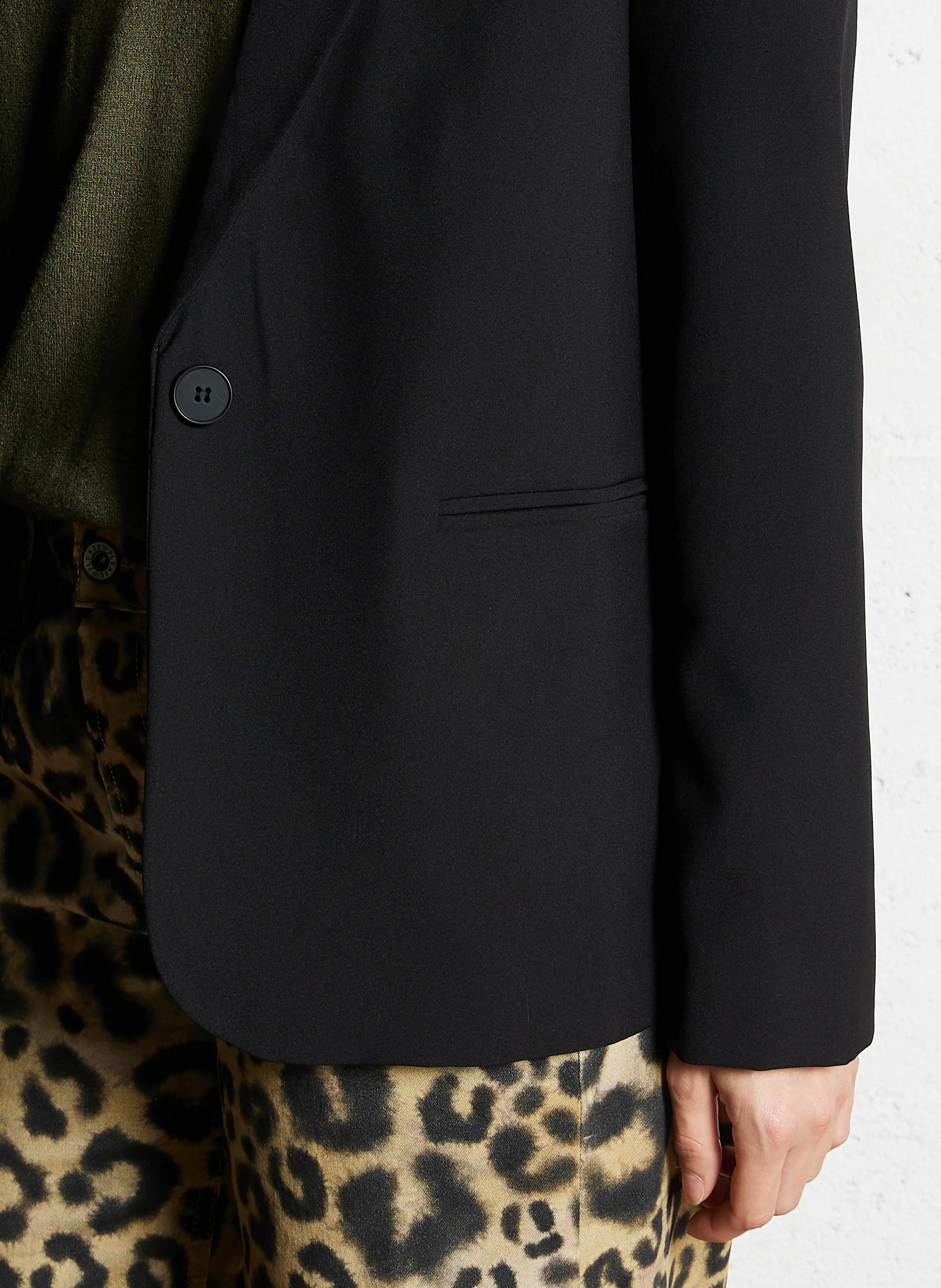 VEDELINE - Veste de tailleur droite | Noir