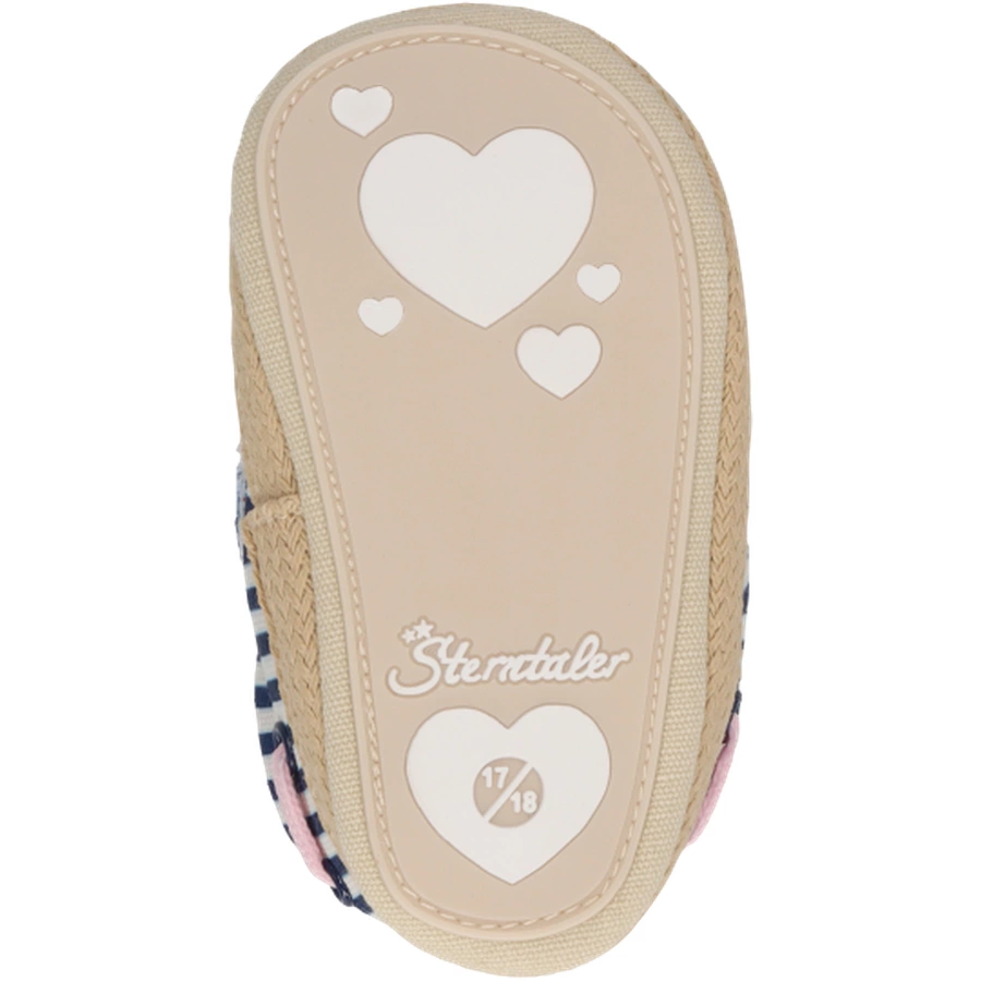 Sterntaler Babyschuh Streifen blau