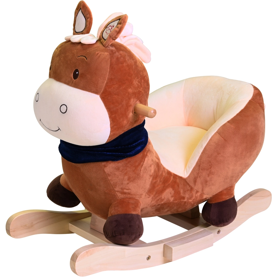knorr toys® Schaukeltier Seppl horse brown braun