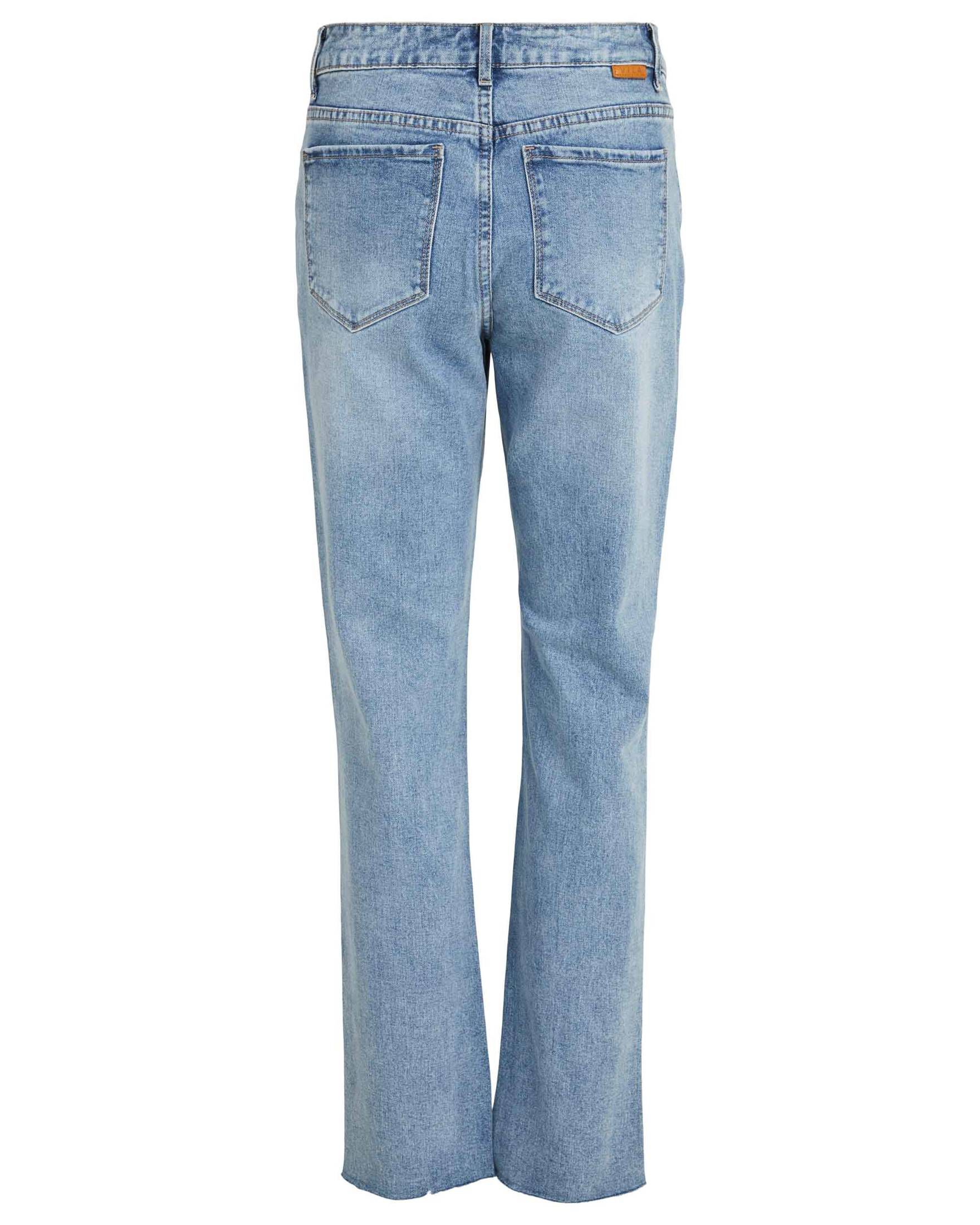 Vila| Damen Jeans VISTRAY DL RW Straight Fit verkürzt