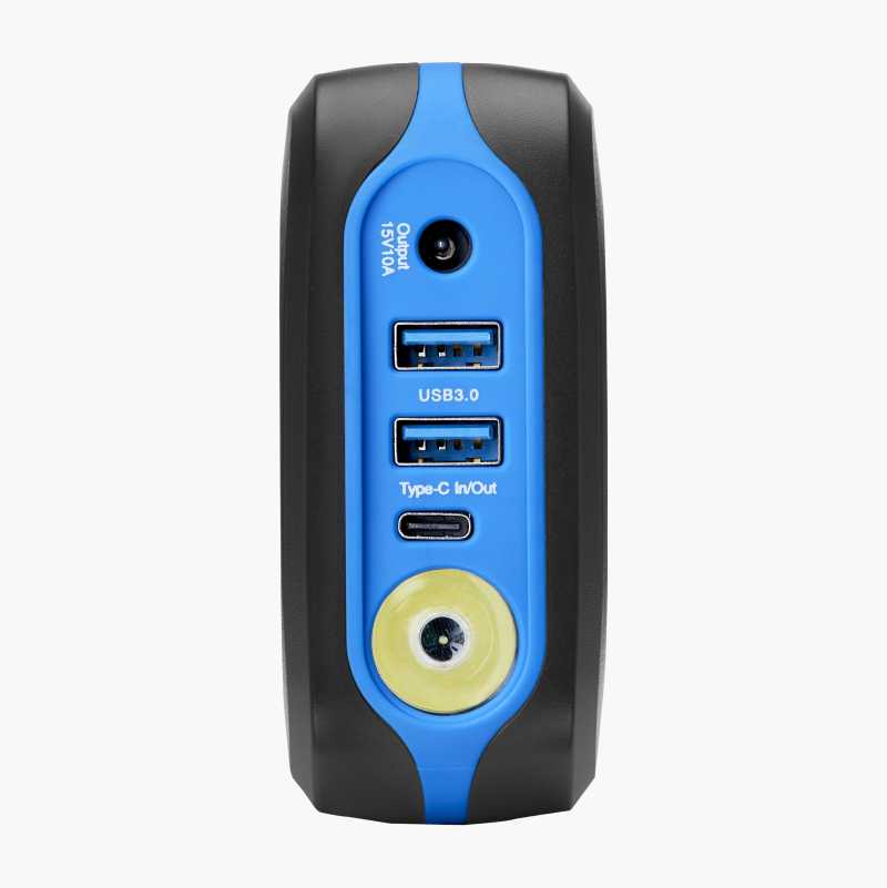 Starthjelp 12 V med powerbank, 1200 A