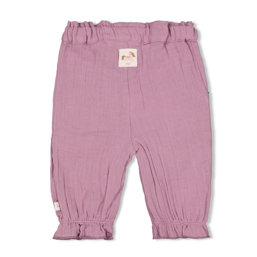 Feetje Feetje broek mousseline - Flower Ranch violet