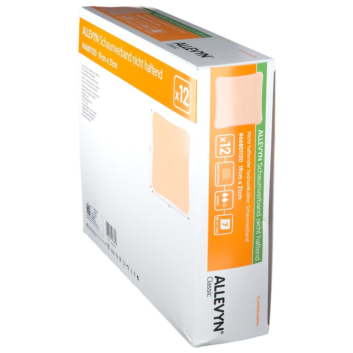 ALLEVYN® Schaumverband nicht haftend 19 x 21 cm