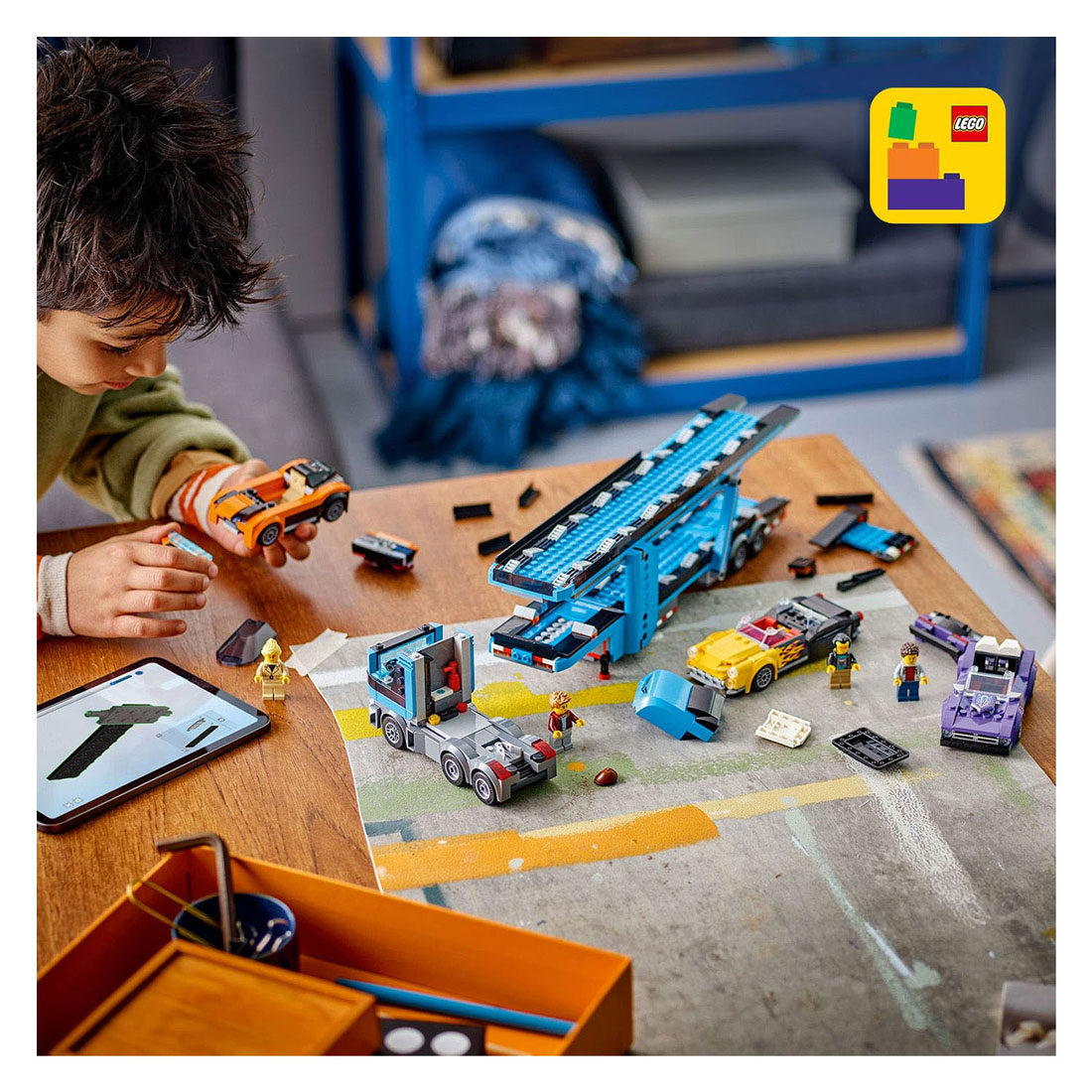 LEGO City 60408 Transportvoertuig met Sportauto's