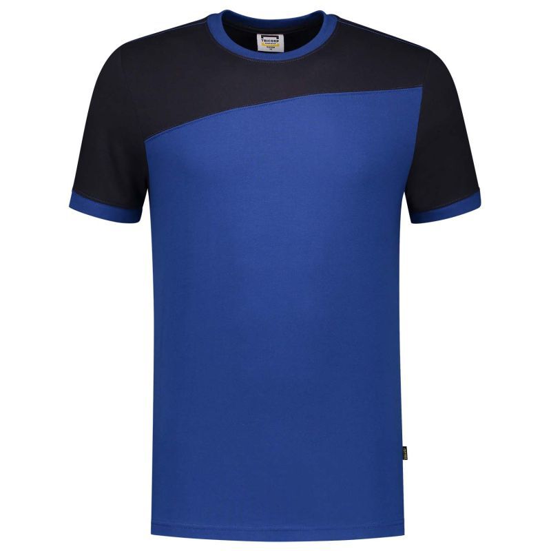 Tricorp Bicolor 102006 - T-shirt - Kobalt/Donkerblauw - 3XL