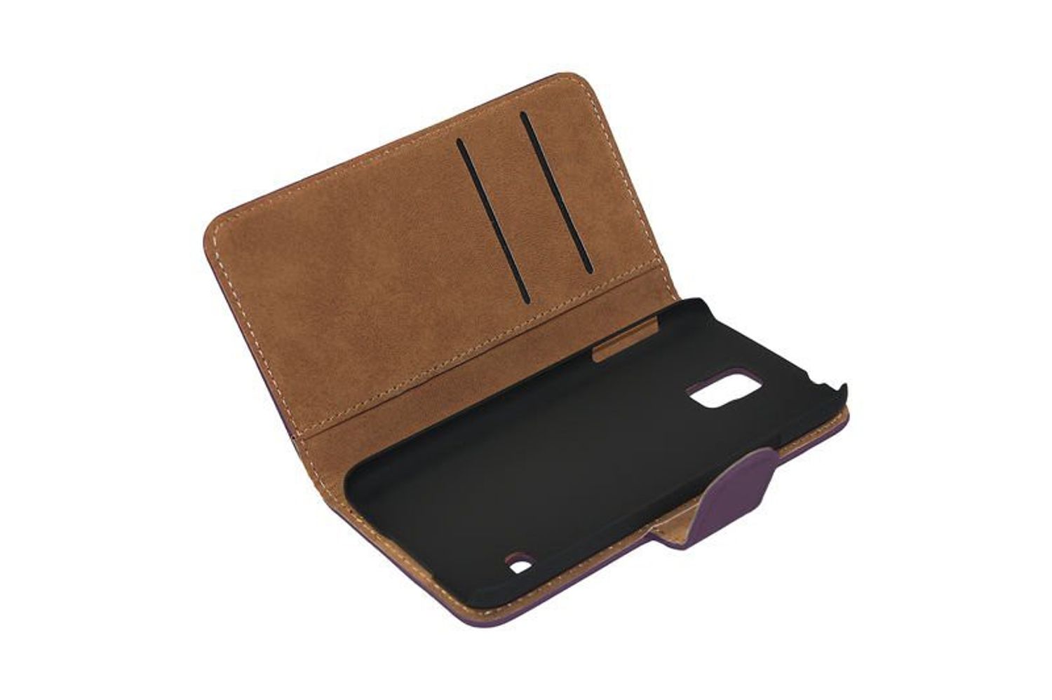 Schutzhülle Handytasche (Flip Quer) für Handy Apple iPhone 5 / 5s Lila / Violett