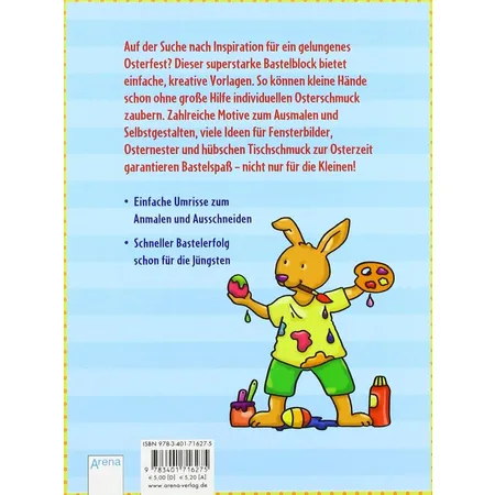 Arena Mein superdicker Mal und und Bastelblock - Frohe Ostern!