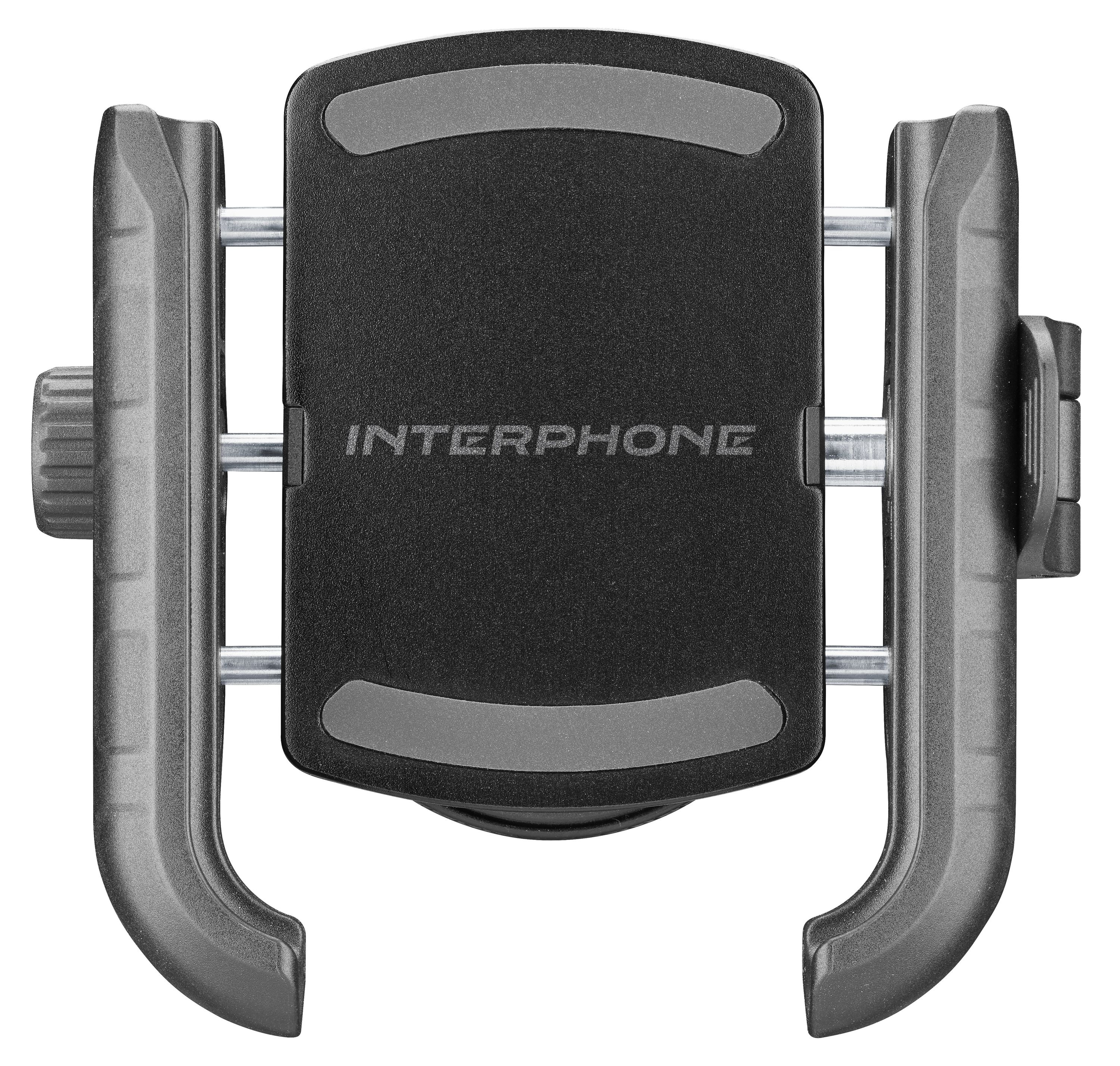 Crab Pro Universal Motorrad Lenkstangen Smartphone Halterung (SMCRAB24PRO) - Schwarz