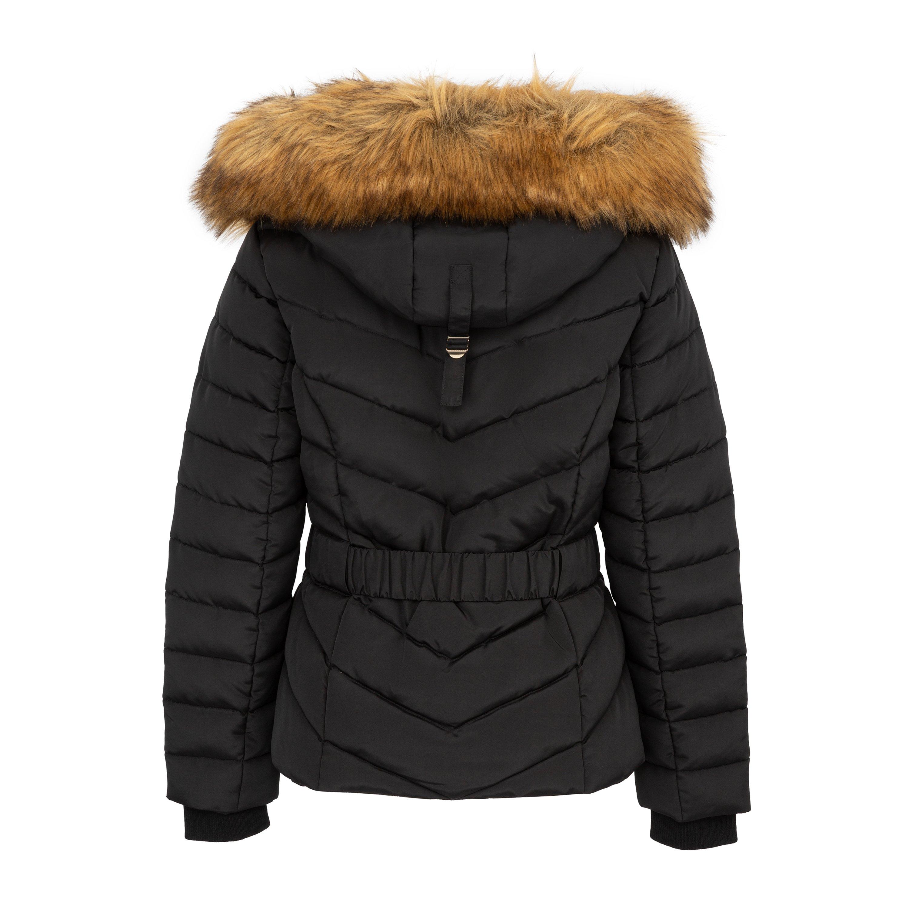 Firetrap Belt Bubble Jacket Womens
